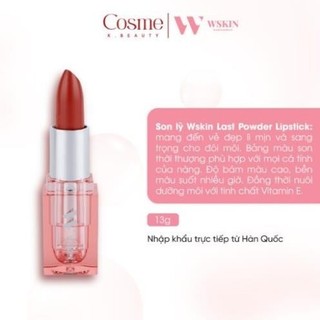 Son thỏi lì WSKIN Last Powder Lipstick 5 màu trendy