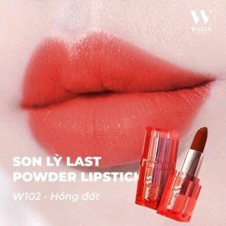 Son thỏi lì WSKIN Last Powder Lipstick 5 màu trendy