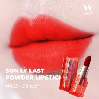 Son thỏi lì WSKIN Last Powder Lipstick 5 màu trendy
