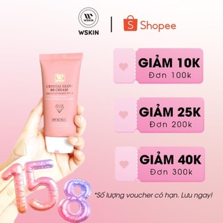 Kem nền kim cương Wskin Crystal Glow BB Cream SPF36+ PA+