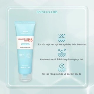 Sữa rửa mặt phục hồi thuần chay SHINCOS.LAB HA B5