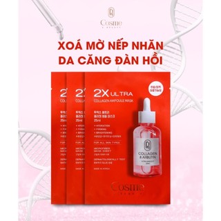 10M MẶT NẠ GIẤY CAO CẤP TRẮNG DA - NÂNG CƠ COSME 2X