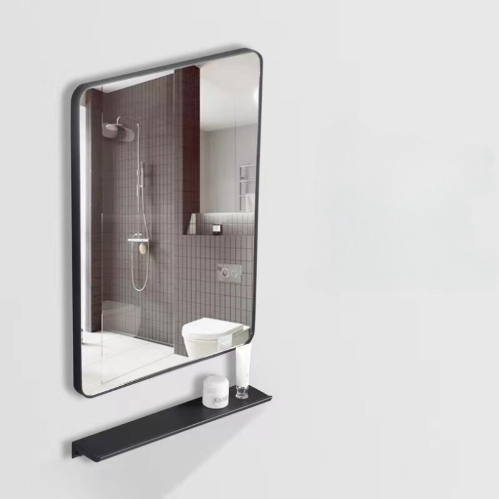Gương Decor Hình Chữ Nhật Treo Tường Phòng Tắm Khung Viền Kim Loại Tổng Hợp Nhôm Chống Rỉ Cao Cấp