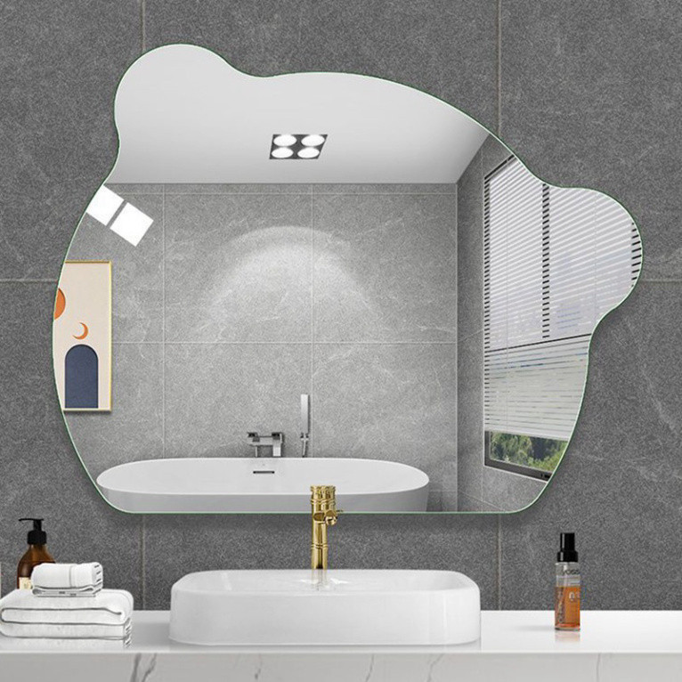 Gương treo tường hình chú gấu Decor Smart, Gương decor nhà tắm thời thượng đủ kích thước