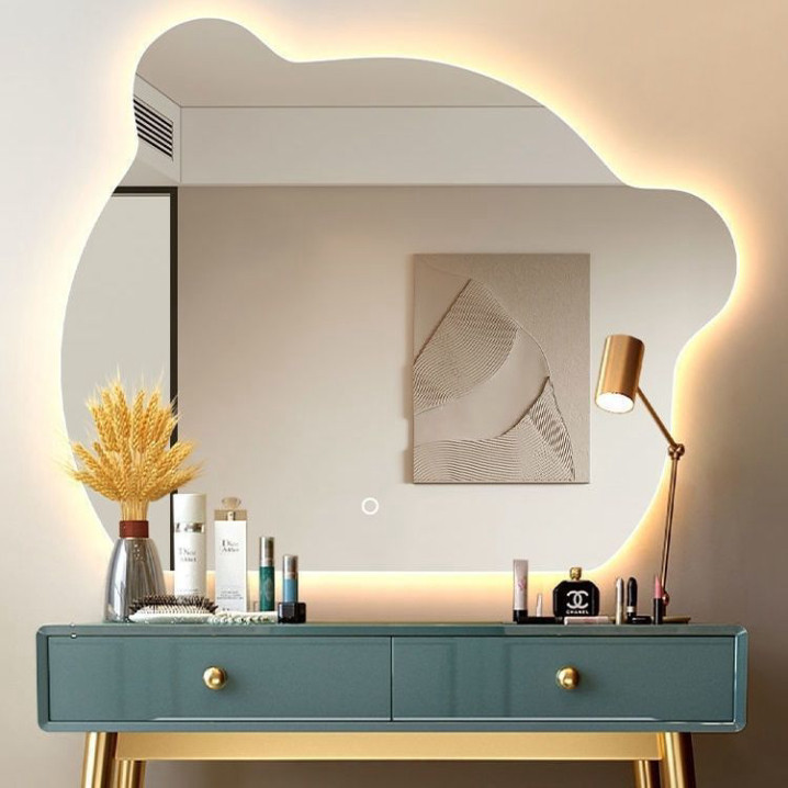 Gương treo tường hình chú gấu Decor Smart, Gương decor nhà tắm thời thượng đủ kích thước