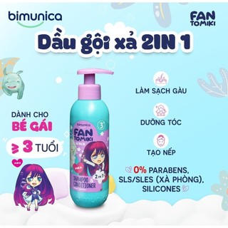 Combo Dung Dịch Vệ Sinh Bé Gái Và Dầu Gội Xả 2in1 Dành Cho Bé Gái từ 3 tuổi