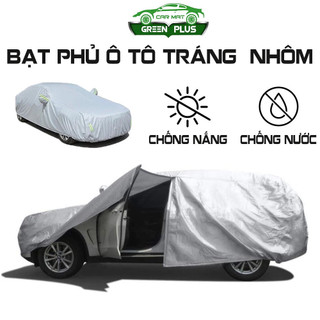 Bạt phủ ô tô Cao Cấp-Trùm Xe Hơi Có khóa kéo mở cửa, loại dày 3kg,3 Lớp Chống Xước, chống mưa nắng