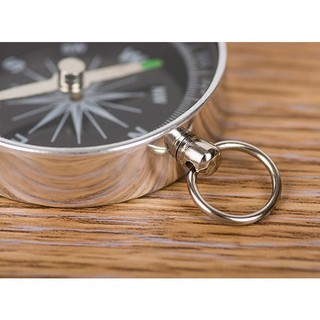 (freeship) La bàn thân inox 60mm xác định hướng trong xây dựng, phong thủy, La bàn đi phượt, leo núi