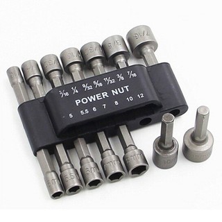 HCM >> Bộ 14 Khẩu Tuýp Vặn Ốc VITO Lục Giác Gắn Máy Khoan 14 Đầu Vít Bắn Tôn