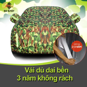 Bạt Phủ siêu bền Toàn Xe 3 Lớp Chống Nắng, Chống Nước Ô Tô Đủ Tất Cả Các Size loại dày nặng hơn 3kg