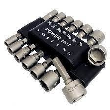 HCM >> Bộ 14 Khẩu Tuýp Vặn Ốc VITO Lục Giác Gắn Máy Khoan 14 Đầu Vít Bắn Tôn