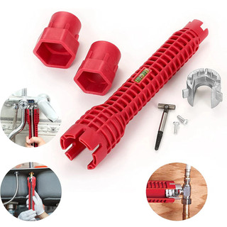 8 trong 1 >> Cờ lê đa năng vặn dây cấp nước, Dụng Cụ Tháo Lắp Vòi Nước, Cờ lê chìm 8in1 vặn ống nước
