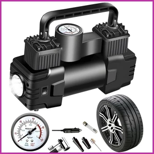 Bơm lốp ô tô 12V điện tử, tự ngắt khi đầy công suất lớn máy bơm lốp xe hơi