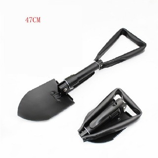 Xẻng gấp gọn cỡ lớn 53cm đa năng làm vườn, xúc đất cát, thuận tiện đi du lịch cắm trại