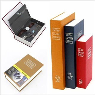 Két sắt mini cở lớn cuốn sách từ điển dùng chìa 18cm x 12cm x 5cm - Két sắt bảo mật hình quyển sách
