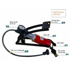 ống Bơm hơi xe máy xe đạp loại đạp chân đa năng công suất lớn - cở lớn 29cm, Bỏ cốp xe đi phượt