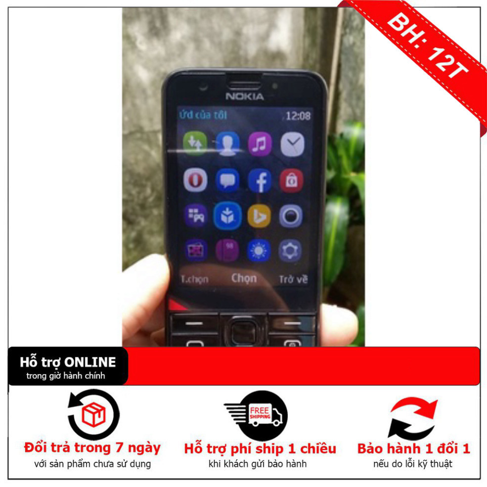 {loại 1} Điện thoại 230 nokia rm 1172, hỗ trợ sim 4g nhận sim mạng ...