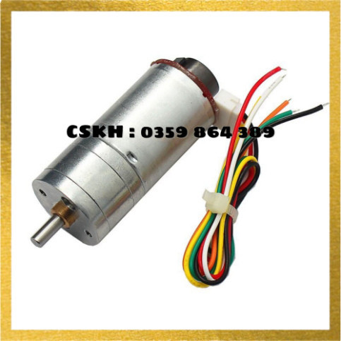 Động cơ DC giảm tốc GA25 Encoder 250rpm | Shopee Việt Nam
