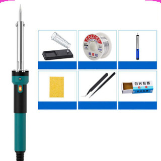 Bộ mỏ hàn thiếc 60W 220V, thiếc hàn, kệ hàn, nhựa thông