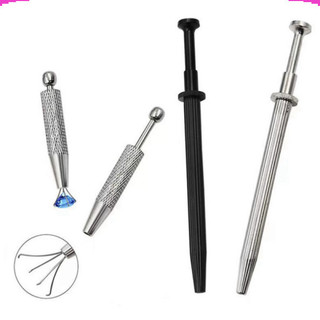 Bút gắp chip điện tử BGA chống trượt, Nhíp gắp đá quý kim cương 4 ngạnh