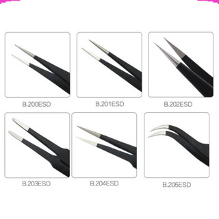 Nhíp gắp linh kiện BEST loại tốt, Nhíp chống tĩnh điện ESD bằng thép không gỉ