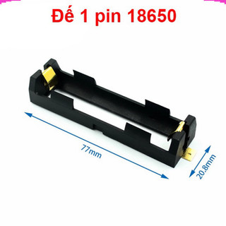 [Giá sỉ] Đế pin 18650 chân đồng mạ vàng hàn PCB