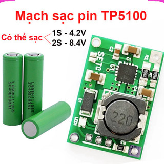 Mạch sạc pin TP5100 4.2V(1S) hoặc 8.4V(2S) 2A