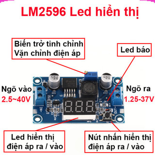 Mạch nguồn giảm áp, hạ áp 3A LM2596S DC - DC
