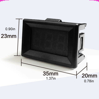 Đồng hồ hiển thị điện áp DC 0V - 100V 3 dây