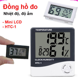 Đồng hồ hiển thị nhiệt độ + độ ẩm HTC - 1