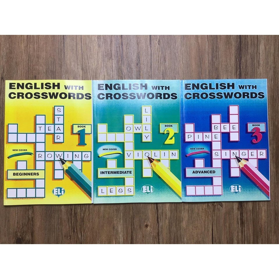 Bộ 3q English with crosswords Shopee Việt Nam