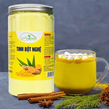 Tinh bột nghệ vàng nguyên chất dak lak, bột nghệ nguyên chất an toàn tốt cho sức khỏe [Minh Anh]