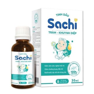 Tinh Dầu Tràm - Khuynh Diệp Sachi Giúp Làm Ấm Cơ Thể, Giảm Chướng Bụng, Làm Dịu Các Vết Côn Trùng Cắn 30ml