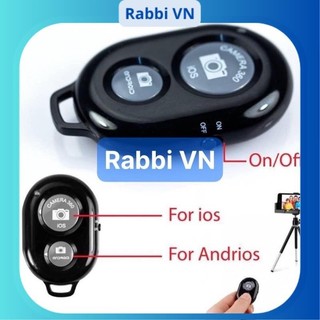 Remote chụp ảnh Bluetooth Điều Khiển Từ Xa Chụp Ảnh Tự Động Cho Smartphone, Iphone, Ipad RABBI