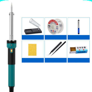 Bộ mỏ hàn thiếc 60W 220V, thiếc hàn, kệ hàn, nhựa thông
