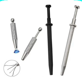 Bút gắp chip điện tử BGA chống trượt, Nhíp gắp đá quý kim cương 4 ngạnh