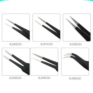 Nhíp gắp linh kiện BEST loại tốt, Nhíp chống tĩnh điện ESD bằng thép không gỉ