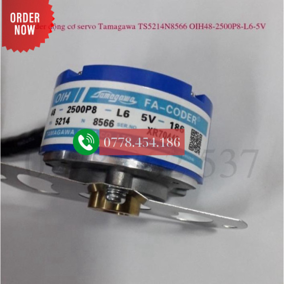 Silver Tamagawa Encoder 48 2500P8 L6 5V TS 5214 N 8566, Hallow, For Servo Motor at ₹ 8000/piece in New Delhi
