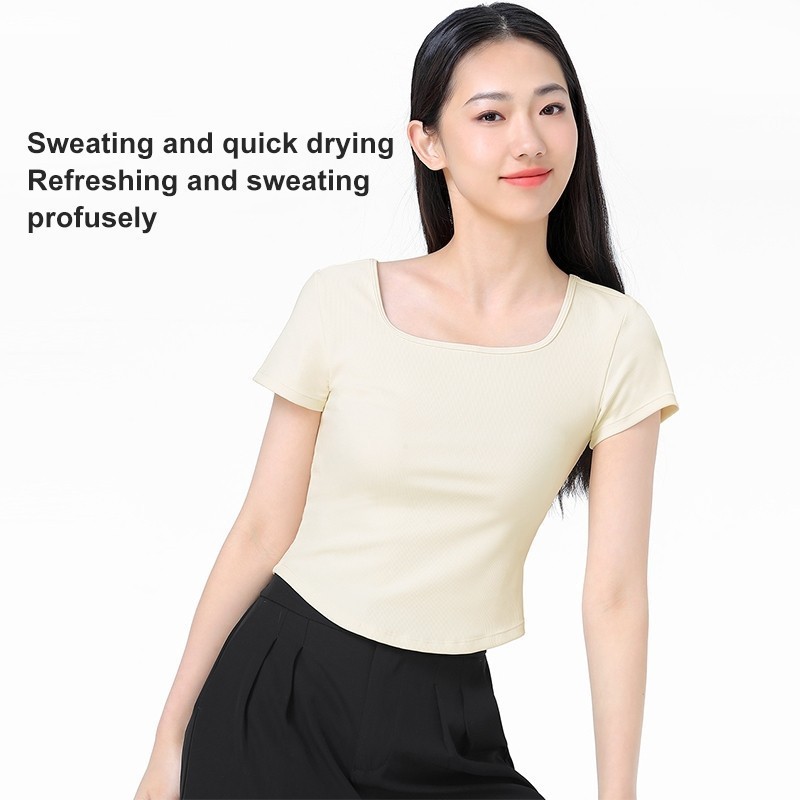 Ảnh Áo thun CAMEL CROWN chạy bộ thể thao ngắn tay thoáng khí nhanh khô dành cho nữ 4