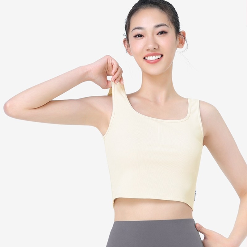 Ảnh CAMEL CROWN Yoga Mặc Áo Vest Nữ Thoáng Khí Thể Dục Mặc Áo Khoác Ngoài Huấn Luyện Thể Thao Lưng Làm Đẹp 4