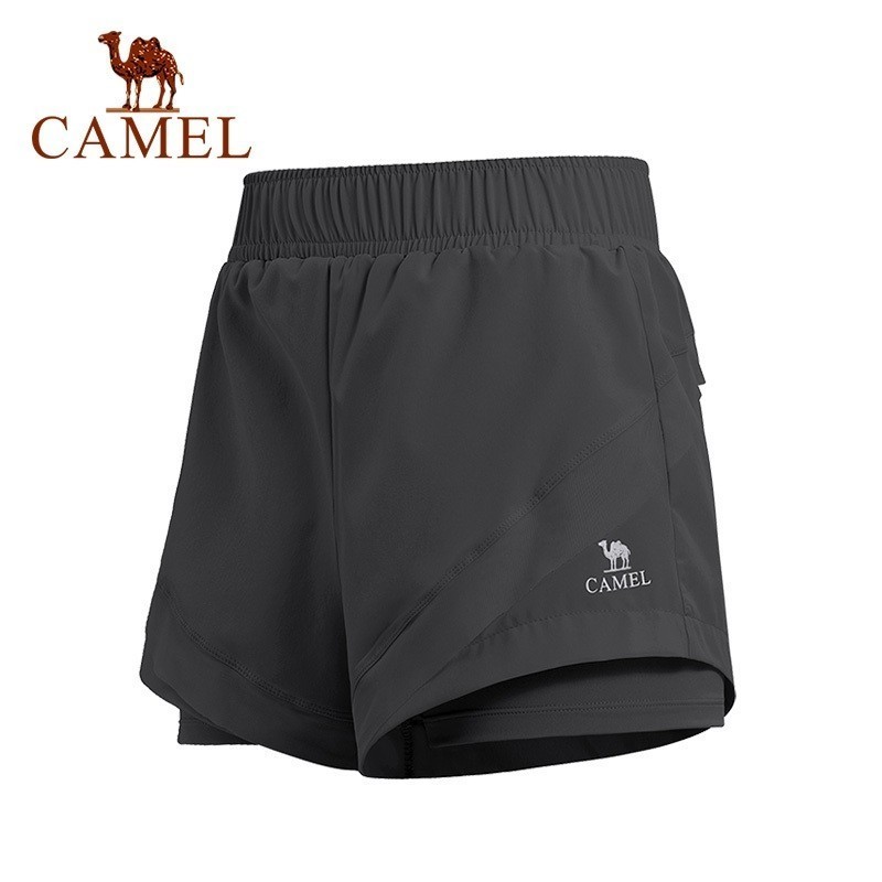 Ảnh CAMEL CROWN Quần Yoga Nữ Giả Hai Mảnh Nhanh Khô Quần Thể Dục Thoáng Khí 3