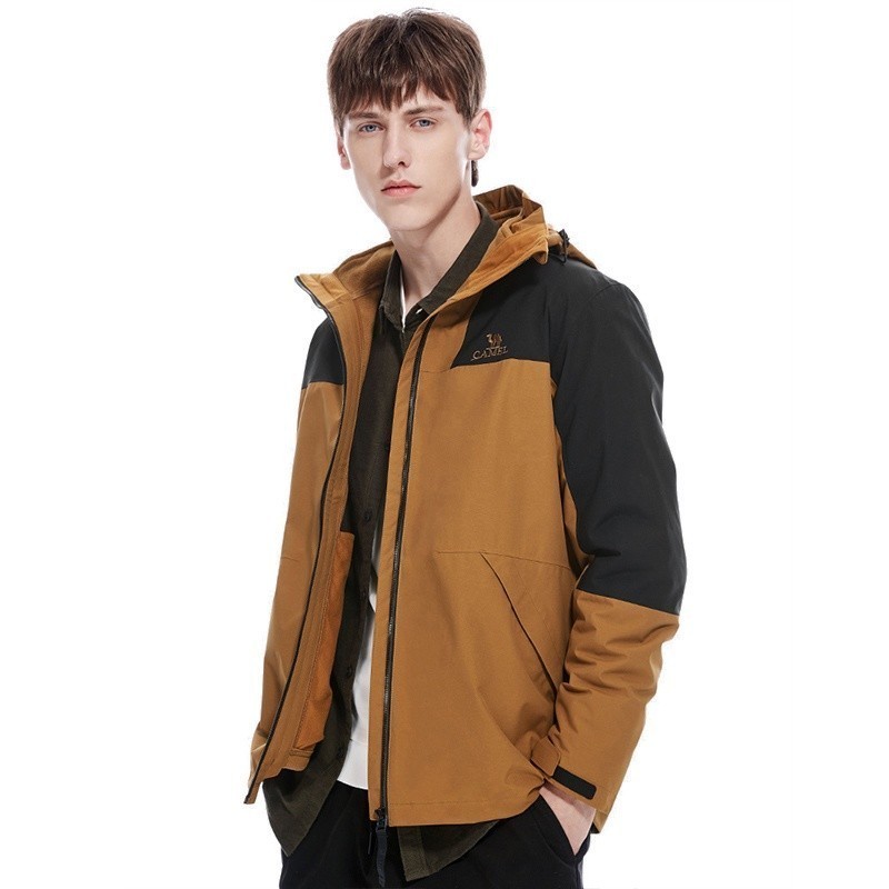 Ảnh Áo khoác CAMEL CROWN chống thấm nước thời trang cho nam 2
