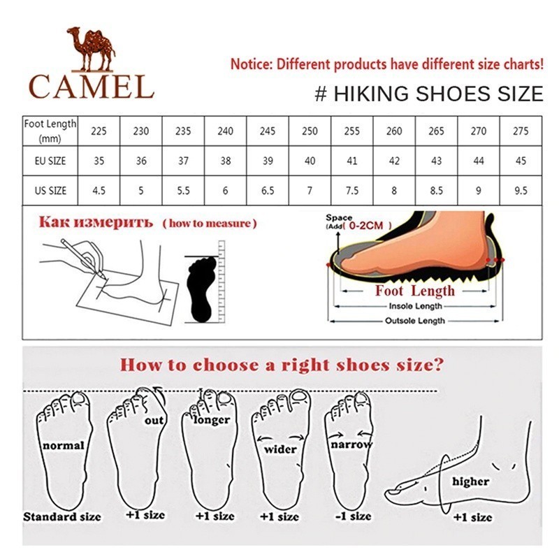 Ảnh Giày thể thao CAMEL CROWN chống trượt phong cách năng động cá tính cho nữ 3