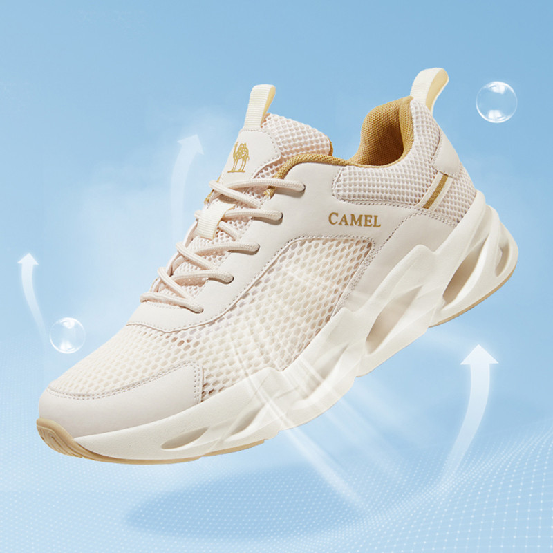 Ảnh Giày thể thao CAMEL CROWN phối lưới thoáng khí chống trượt thời trang cho nữ 3