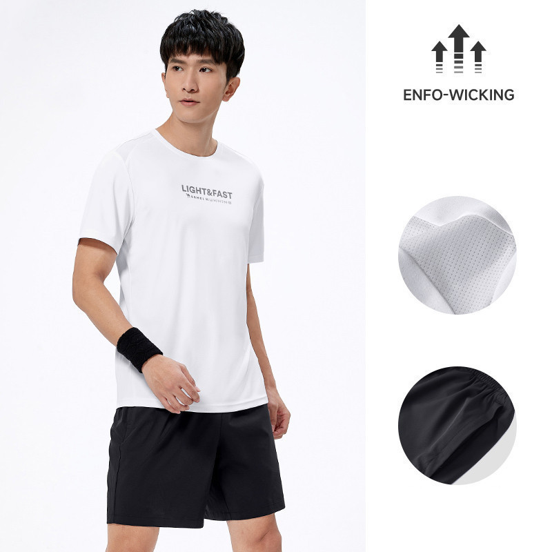 Ảnh Bộ Quần Áo Thể Thao Chống Tia UV Chất Vải Khô Thoáng Nhanh Thời Trang Năng Động Cho Nam 4