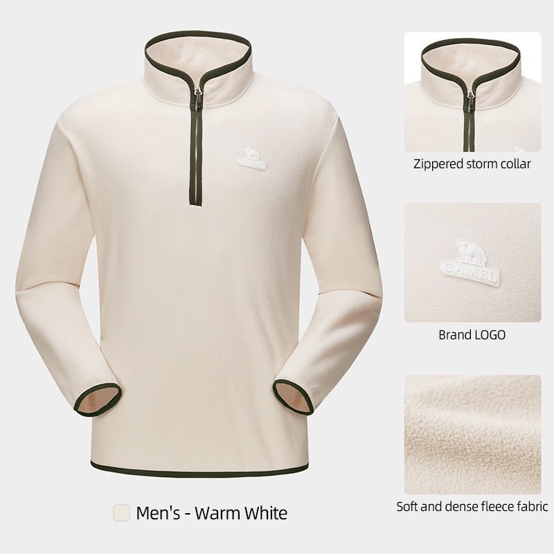 Ảnh Áo Thun sweater Cổ Đứng Tay Dài Dáng Rộng Thời Trang Thu Đông Cho Nam Giới 3