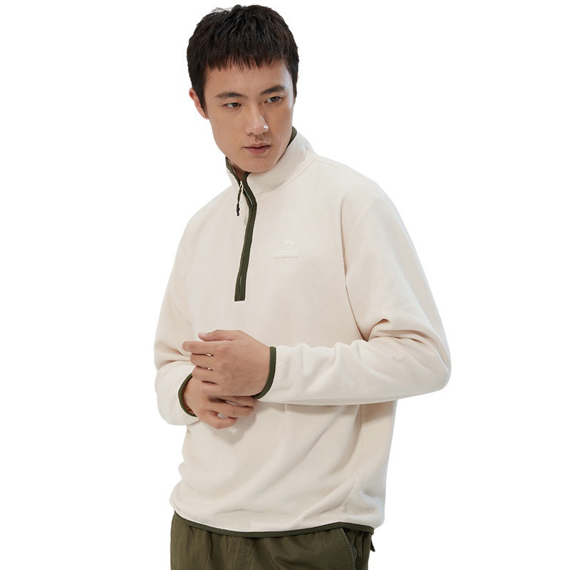 Ảnh Áo Thun sweater Cổ Đứng Tay Dài Dáng Rộng Thời Trang Thu Đông Cho Nam Giới 2