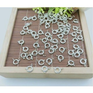 Khóa tròn bạc ta - chốt khoá bạc - jena sliver