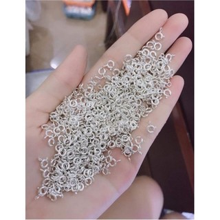 Khóa tròn bạc ta - chốt khoá bạc - jena sliver
