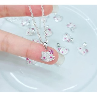 Dây chuyền bạc ta , mèo kitty cho bé gái - jena sliver
